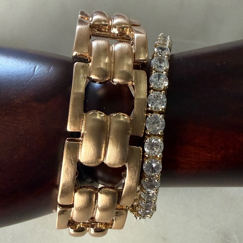 Costume Panther Link & Tennis Bracelet New